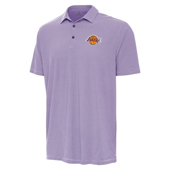 Men's Antigua Purple Los Angeles Lakers Twine Polo