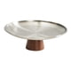 thumbnail image 3 of Frutero con pedestal, cuenco decorativo con base de madera, bandeja para servir comida, para mesa, hogar, cocina, encimera, decoración de oficina. L, 3 of 8
