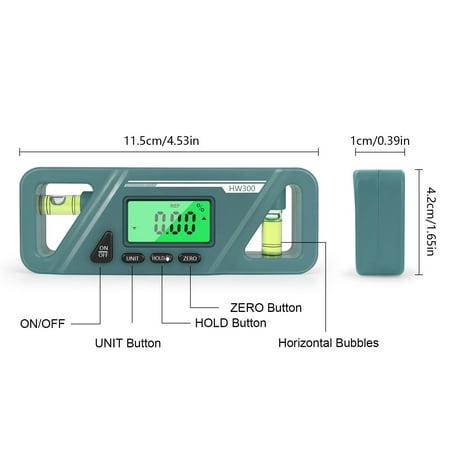 

Digital Angle Finders Molding inside Corner Pieces Stainless Steel Angle Clips Pro 3600 Digital Protractor Folding Electrician Wiggler Center Set Conversion Table for Measurement Flooring Saw Digital