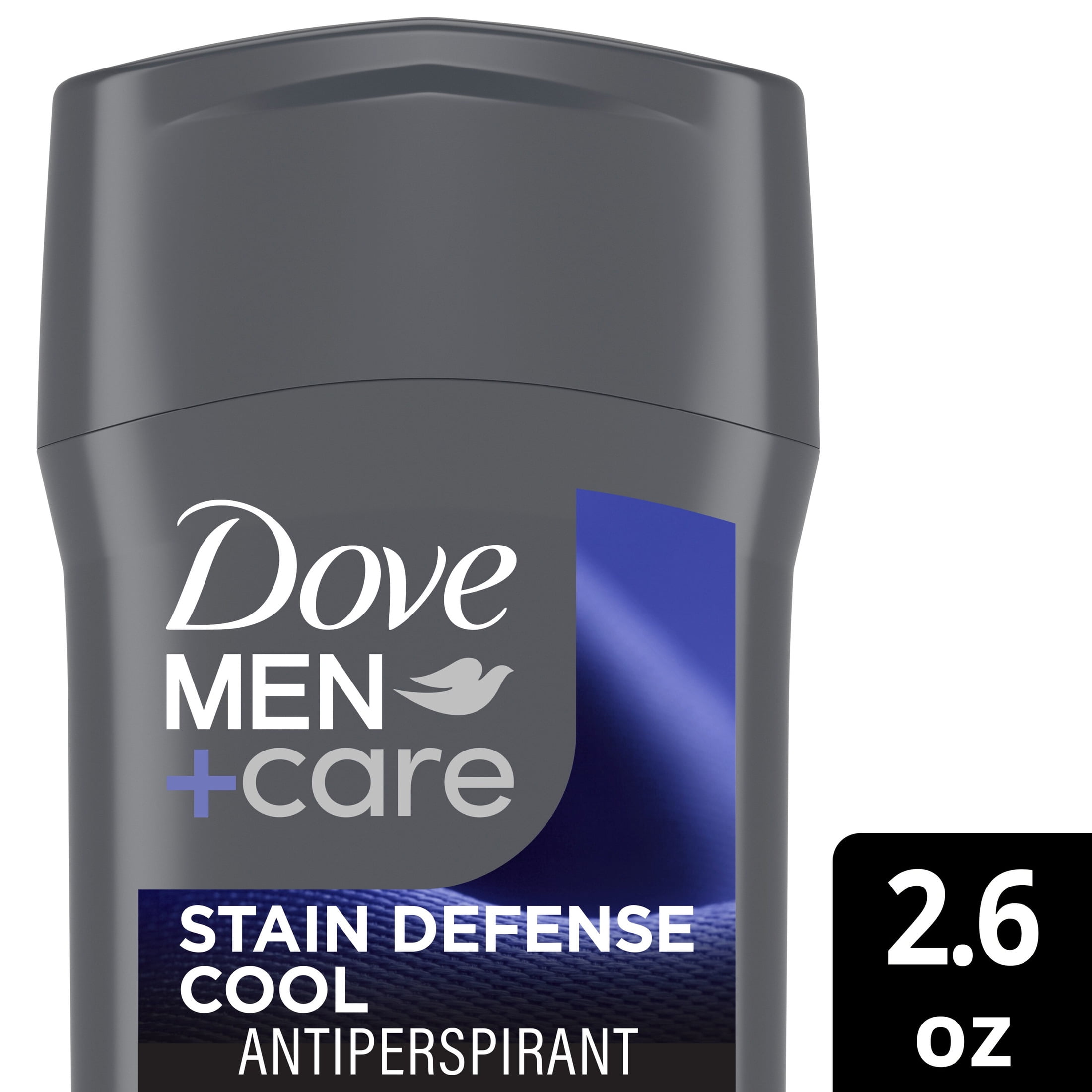 Dove Men+Care Antiperspirant Deodorant Stick For Men, Stain Defense Cool, Anti-White Marks & Anti-Yellow Stains Protection With 72-hour Sweat And Odor Protection, 2.6 oz