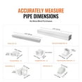 thumbnail image 2 of KFFKFF Compact Split Line Cover, 3-inch Width, 10Ft Length - PVC Aesthetic Pipe Line Cover for Air Conditioning Unit, Includes 5 Straight Ducts & Comprehensive Components, White, 2 of 9