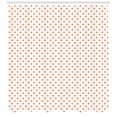 thumbnail image 3 of Ambesonne Orange Shower Curtain, Spotted Tile Pattern, 69"Wx84"L, Orange White, 3 of 3
