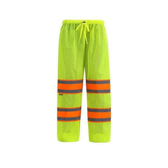 2W International MN522C-E L High-Viz Minnesota Pants, Lime - Long