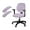 Purple Lavender, variant on FKELYI Office Chair Cover with Armrest Covers Cartoon Bulldog Paw Print Swivel Boss Chair Protector 4 Pcs Set Removable Washable Armchair Covers for Home Office Decoration