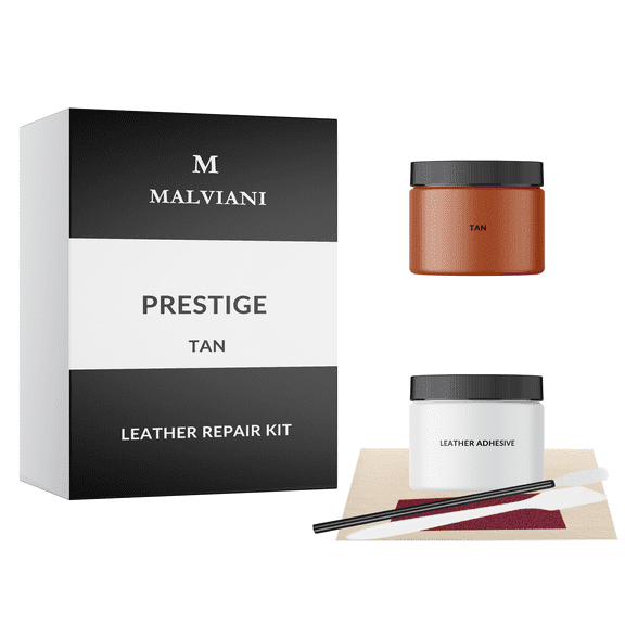 Leather Repair Kit Tan - Couch Car Seat Furniture Sofa Restorer