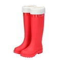 thumbnail image 2 of YUEHUA Womens Rain Boots Stylish Mid Calf Boots for Women Rainy Days Casual Outfits Outdoor Activities Waterproof Lightweight Anti-Slip Garden Boots, 2 of 8