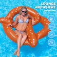 thumbnail image 2 of Asiento flotante inflable Swimline Giant Pretzel para niños, 2 of 7