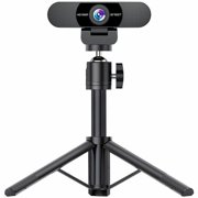 EMEET C960 Ultra 4K Webcam with 1/1.5 Sensor, PDAF, and Two Noise-Cancelling Mics. Performs very well in low-light conditions, premium and robust metal finish