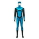 thumbnail image 1 of ¡Liquidación! Disfraz de Superhéroe Invencible para Adultos, Omni-Man / Mark Grayson Disfraz de Cosplay de Halloween con Capa y Máscara (Adultos:XL, Azul), 1 of 8