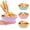 6.5" Oval, variant on 5" Round Silicone Mini Banneton Bread Proofing Baskets Set of 4