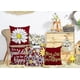 thumbnail image 2 of Pillow Covers 18x18 Set of 4, Burgundy Decor Pillows Decorative Throw Pillow Covers for Couch Sofa Indoor Outdoor Pillow Covers Farmhouse Pillow Cover, 2 of 4