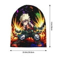 thumbnail image 5 of My Hero Academia Katsuki Bakugo Slouchy Hat For Men Women Teen Unisex Winter Hat Elastic Knitted Beanie Hats, 5 of 8