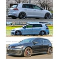 thumbnail image 6 of Fits 2015-2019 VW MK7 Golf 7 Wavy Mugen Style Window Visor Rain Guard Deflector, 6 of 6