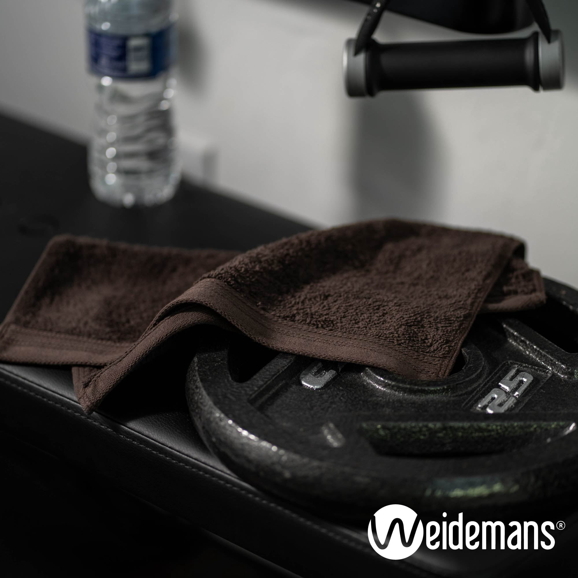 Weidemans 100% Cotton Washcloths 6 Pieces Towel Set | Fingertip Washcloth 13" X 13" | Towels for Bathroom, Hand, Kitchen, Cleaning | Machine Washable high Absorbency Bathroom Face Towels | Chocolate