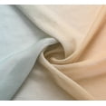 thumbnail image 4 of Orange Teal Ombre Sheer Curtains for Kids playroom 2 Panels Rod Pocket Bedroom Window Semi Voile Drapes Faux Linen Décor Girls Livingroom Room Decoration Party 63 Inch Long, 4 of 6
