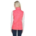 thumbnail image 3 of J America Ladies' Lasic Cosmic Fleece Vest - JA8625, 3 of 4