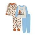 thumbnail image 2 of Curious George Boys Toddler Snug Fit Cotton Pajamas, George Book, 2T, 2 of 3
