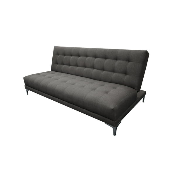 Sofá Cama Reclinable El Bazar Store Verso Gris Oxford Futon 3 Posiciones Matrimonial EL BAZAR STORE MODERNO ABOTONADO