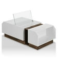 thumbnail image 2 of Bowery Hill Contemporary Wood Coffee Table in White, 2 of 6