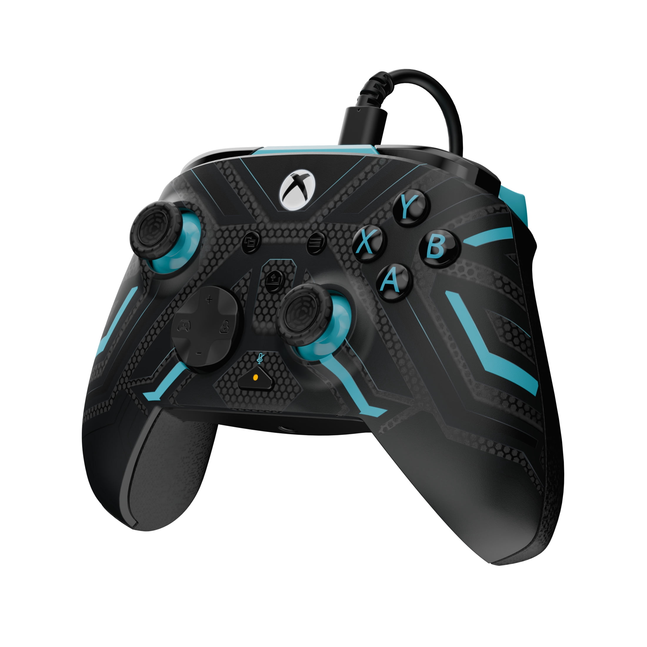 PDP Rematch Glow Advanced Wired Controller for Xbox & Windows 10/11, Titan Steel