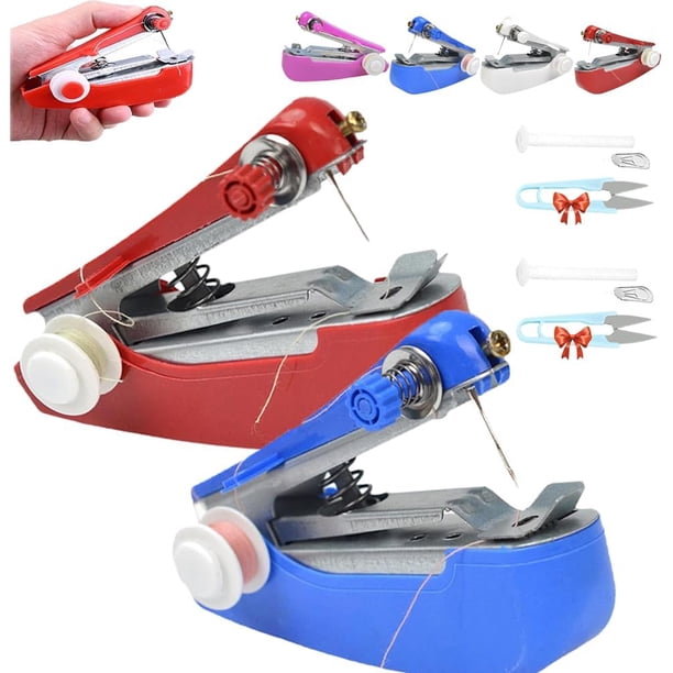 Mini herramienta de costura XINYU Tiny Tailor máquina de coser rojo azul