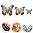 thumbnail image 5 of JINGT Large Metal Butterfly Blue And Color Outdoor Garden Home Decor Wall Art, 5 of 8