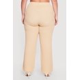 thumbnail image 4 of Women's Plus Size Textured Knit Wide Leg Pants, 4 of 4