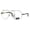silver, variant on Nerd Metal Rebar Jewel Arm Designer Fashion Pilots Eyeglasses Silver
