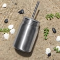 thumbnail image 3 of MakerFlo 12 oz Stainless Steel Mason Jar, 25 Pack, Blank Tumbler for DIY Crafts, Epoxy & Customization, 3 of 8