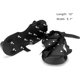 thumbnail image 4 of CHAO Negro (1 par) Zapatos con púas cortas de 25 mm, perfectos para pisos epoxi, superposiciones, instalación de techos, color, 4 of 5
