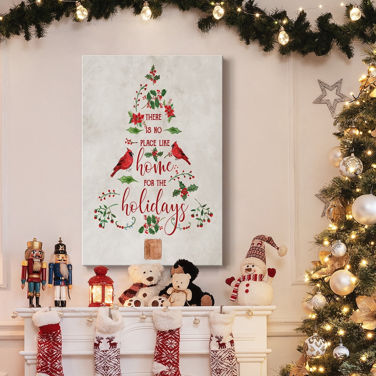 Home for the Holidays Tree- Gallery Wrapped Canvas