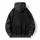 thumbnail image 4 of Sudadera con capucha para hombre, estilo informal, a la moda, con cuello redondo y bolsillo, de manga larga, 4 of 4