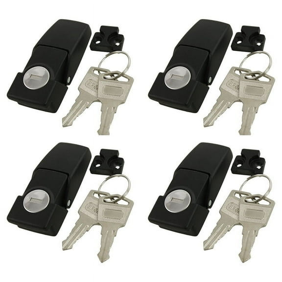 4X Cabinets Security Toggle Hasp Latch Lock DK604 Two Keys