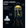 thumbnail image 4 of Adorno decorativo de medusas brillantes para acuario, 6 peceras JM, 4 of 5