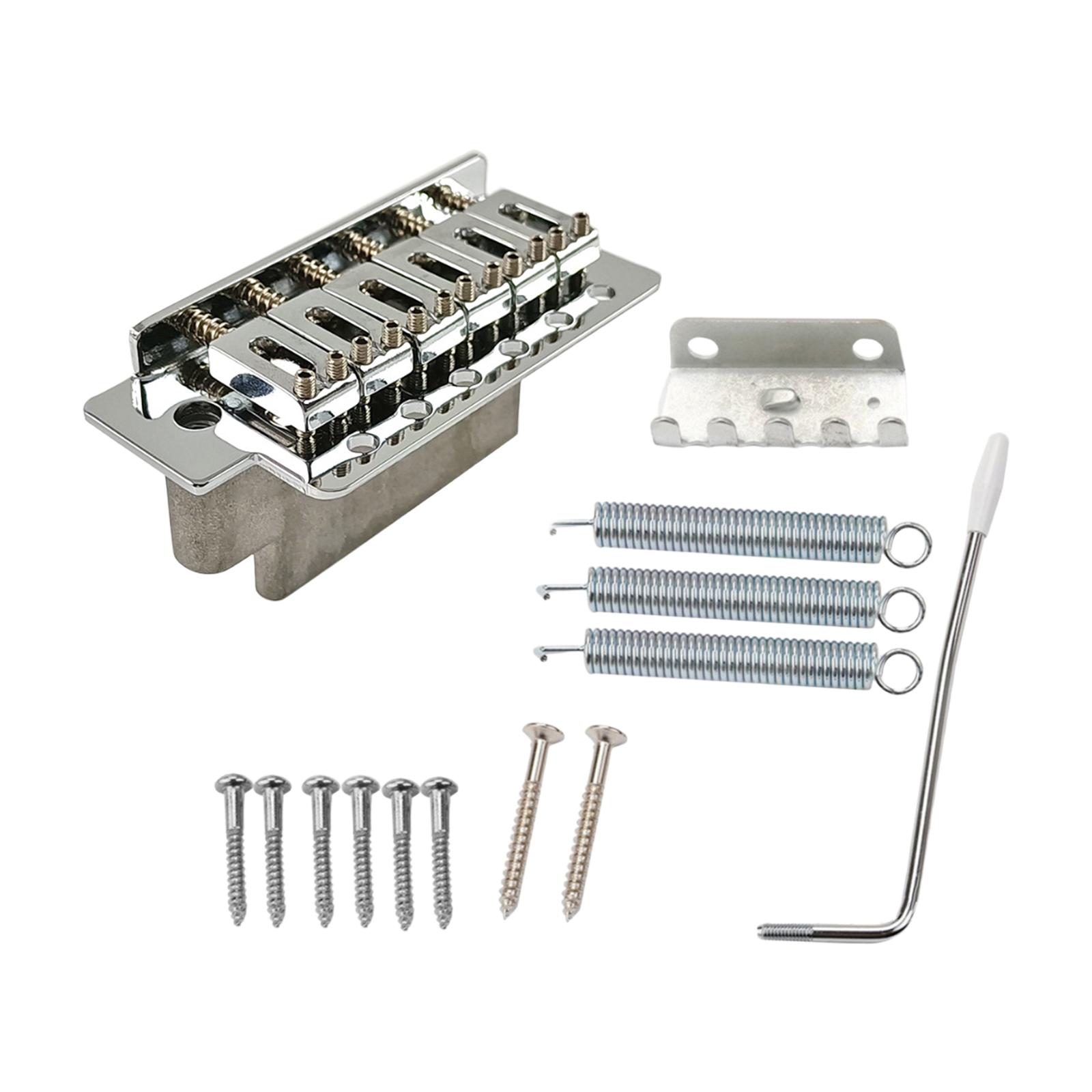 Single Rocking Bridge Tremolo System Spring Stabilizer Complete with Mounting Screws for Guitar Upgrades