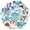 2A-35pcs, variant on 35pcs-50pcs Weather Stickers DIY Stickers Cozy Winter Stickers Kids Stickers for Suitcase Fridge