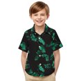 thumbnail image 7 of OGLCCG Boys Hawaiian Shirts Short Sleeve Summer Beach Button Down Aloha Luau Shirts for Kids Casual Tropical Shirt with Pocket 2-15 Years, 7 of 7