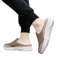 thumbnail image 1 of Diapositivas Los Pies Cerrados Slip Sobre Mulas para Hombres Transpirables Con Soporte (caqui 45), 1 of 9