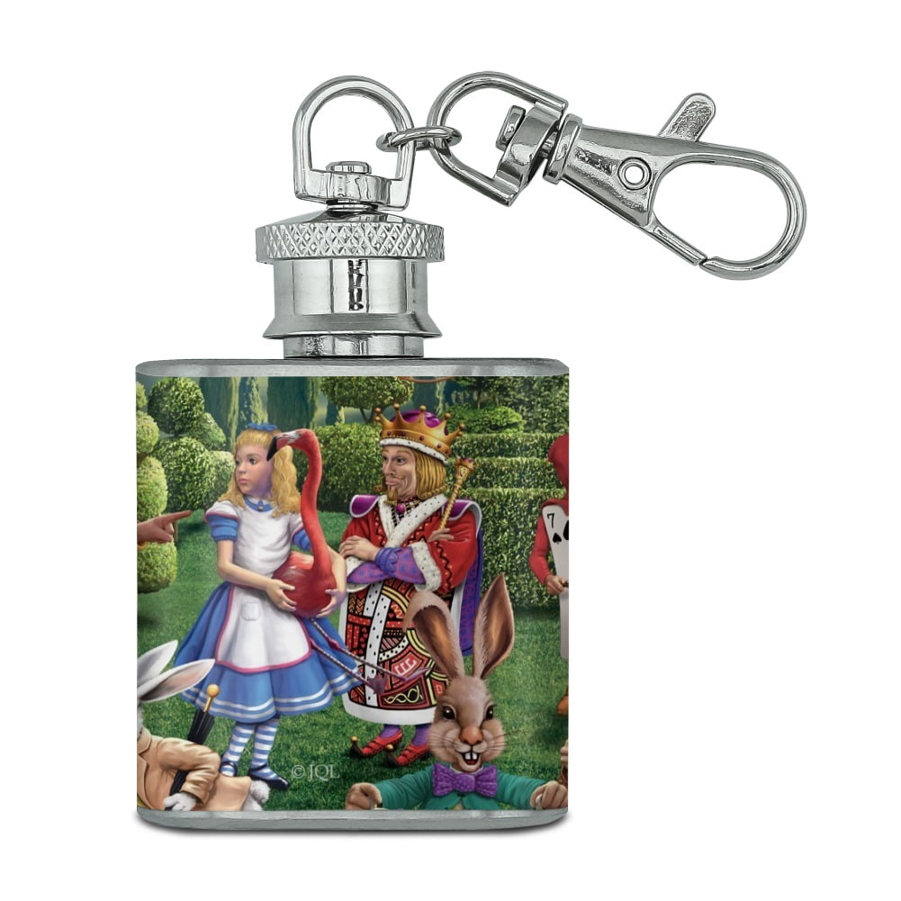Alice In Wonderland Character Silicone 3D Charm Keychain Keyring Alice In Wonderland Character Silicone 3D Charm Keychain Keyring