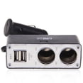 thumbnail image 4 of Car Lighter Socket Splitter 2-Port Charger Adapter Dual USB Ports Black Power Multi Outlet LGN for Samsung Galaxy S6 Active S906L, S7 Active, Sol Tab 2 10.1 7 3 10.1 GT-P5210 7.0 8.0 4 10.1 SM-T530, 4 of 6