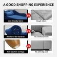 thumbnail image 6 of LEHZROAJ Velvet Chaise Lounge Indoor with Storage, Tufted Lounger Chair with Support Pillow, Long Sleeper Sofa for Bedroom, Living Room, Blue, 6 of 12
