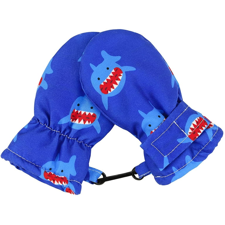 Zando Kids Ski Mittens Girls Boys Ski Gloves Waterproof Warm Snow