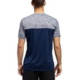 thumbnail image 2 of adidas Mens Training Essentials Tech Tee Conavycollegiate Heather, Medium, 2 of 6