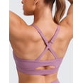 thumbnail image 5 of CRZ YOGA Butterlift Cross Back Sports Bras for Women Adjustable Thin Straps Pilates Padded Gym, 5 of 7