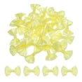 thumbnail image 1 of Uxcell 30 piezas de corbatas de moño amarillas claras 1.5"x1" para manualidades de pequeños moños de satén, 1 of 5