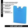 thumbnail image 2 of Igloo MaxCold Small Ice Freeze Block, Blue, Best Used for On-the-Go Snacks and Lunches to Keep Food Cool, 2 of 13