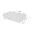 thumbnail image 2 of SHOWERORO 12Ud Cajas Plásticas Transparentes Con Tapa Abatible Para Almacenamiento Pequeño En Hogar Y Oficina, 2 of 8