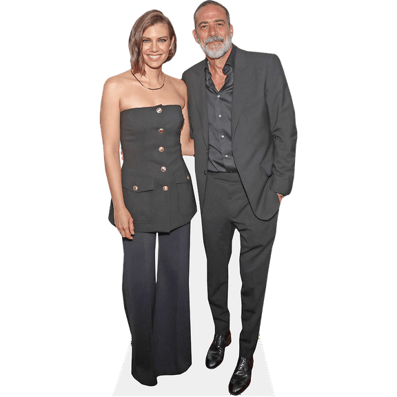 Lauren Cohan And Jeffrey Dean Morgan (Duo 1) Mini Celebrity Cutout