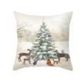 thumbnail image 1 of Funda de Almohada Papá Noel Estampado Viejo Sofá Cama Funda de Almohada Dormitorio Funda de Cojín Fe Tomshoo TPR478-17, 1 of 6