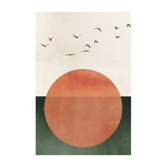 Boris Draschoff / Kubistika - Rising Print Wall Art, Modern Wall Decor For Living Room Bedroom, 8x12 UNFRAMED